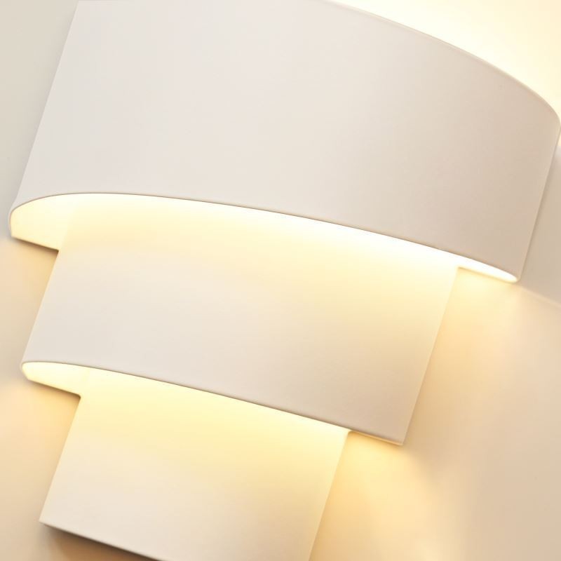Applique murale minimaliste moderne en spirale pour gâteau, lampe de chevet