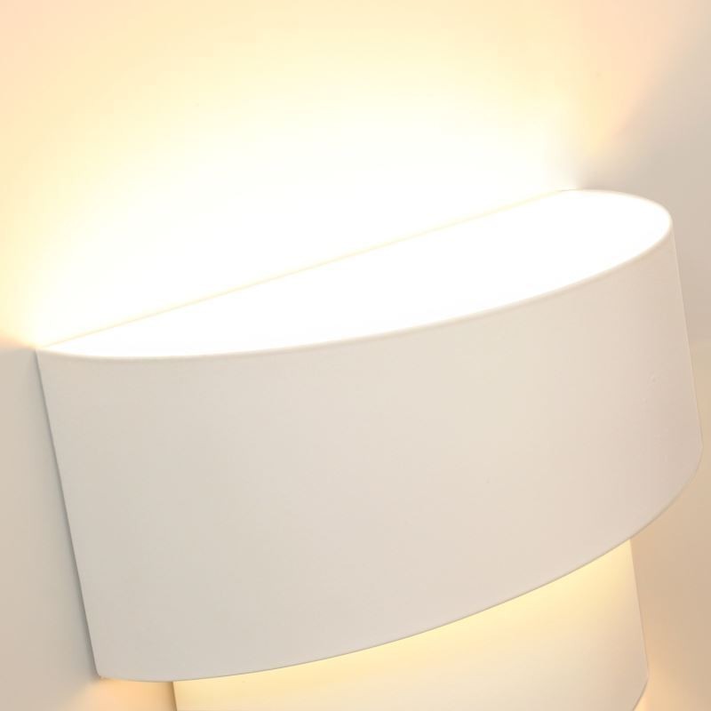Applique murale minimaliste moderne en spirale pour gâteau, lampe de chevet