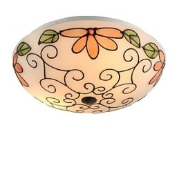 Plafonnier de style européen contracté La lampe à dôme absorbant la lumière