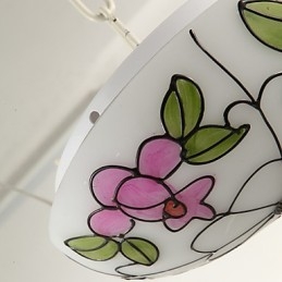 Plafonnier de style européen contracté La lampe à dôme absorbant la lumière