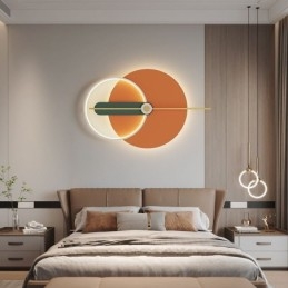 Applique murale en fer forgé avec pointeur