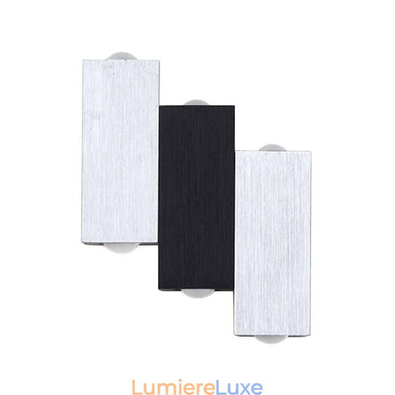 Appliques murales modernes en aluminium avec éclairage vers le haut et vers le bas