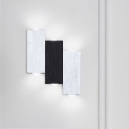 Appliques murales modernes en aluminium avec éclairage vers le haut et vers le bas