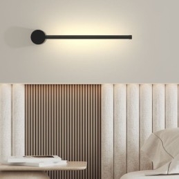 Lampe murale longue moderne, lampe de chevet décorative
