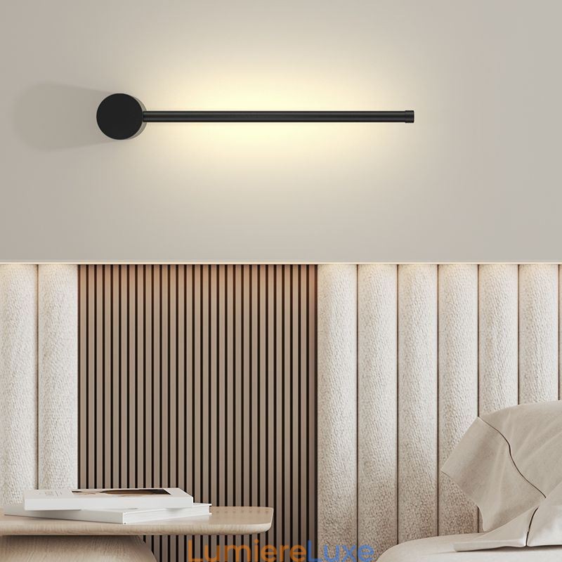 Lampe murale longue moderne, lampe de chevet décorative
