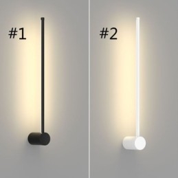 Lampe murale longue moderne, lampe de chevet décorative