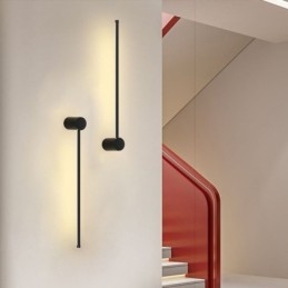 Lampe murale longue moderne, lampe de chevet décorative