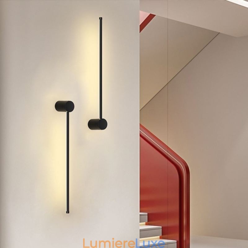 Lampe murale longue moderne, lampe de chevet décorative
