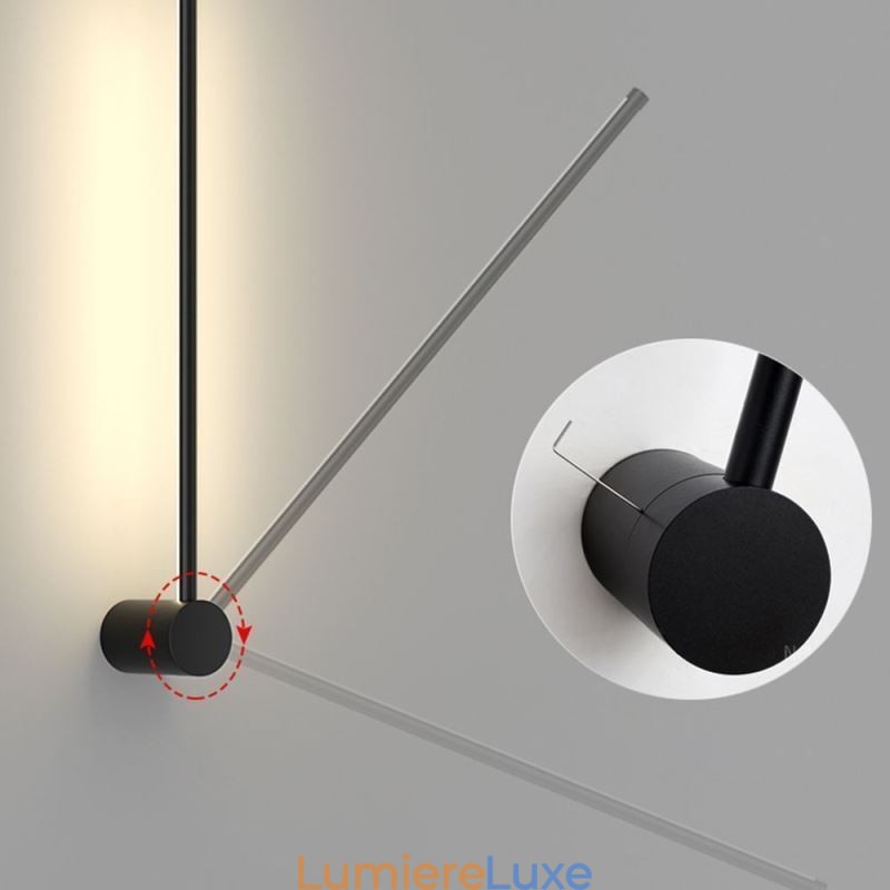 Lampe murale longue moderne, lampe de chevet décorative