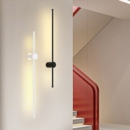 Applique murale longue moderne, lampe de chevet décorative pour allée