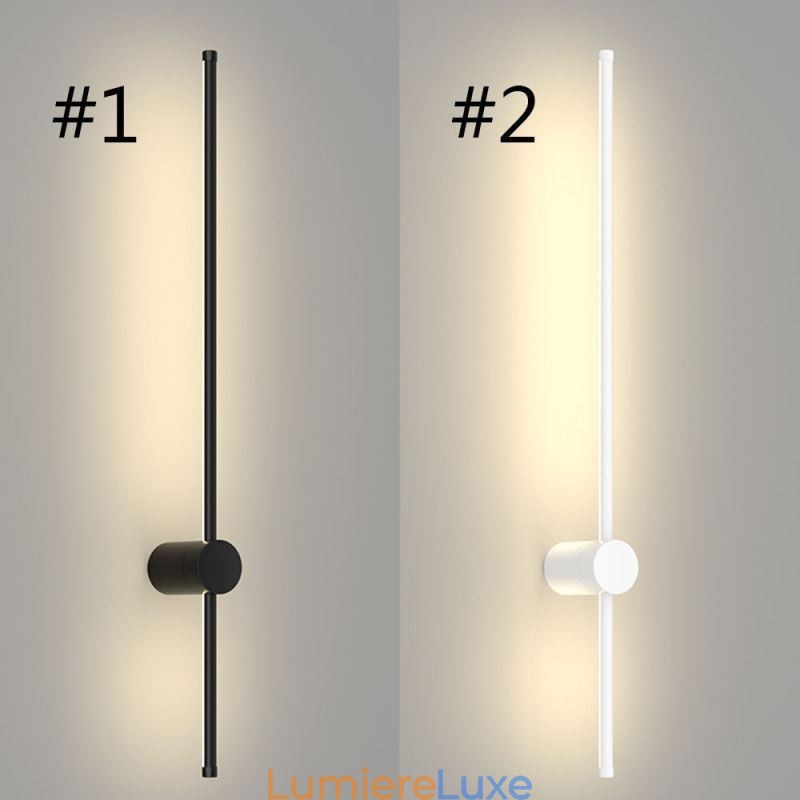 Applique murale longue moderne, lampe de chevet décorative pour allée