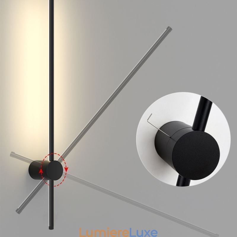Applique murale longue moderne, lampe de chevet décorative pour allée