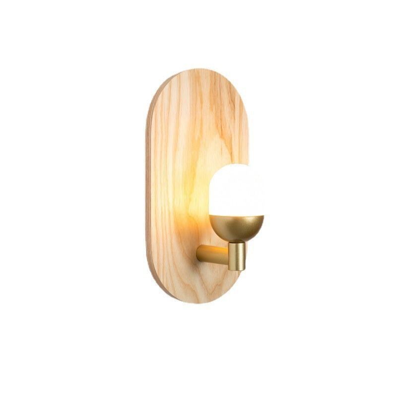 Applique murale décorative en bois pour entrée, allée, chevet, style nordique