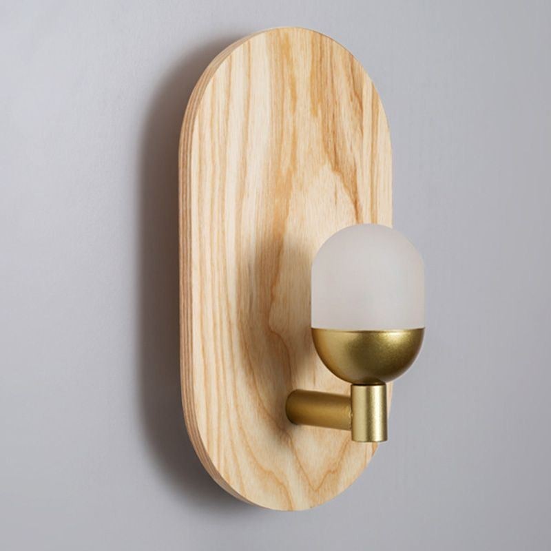 Applique murale décorative en bois pour entrée, allée, chevet, style nordique