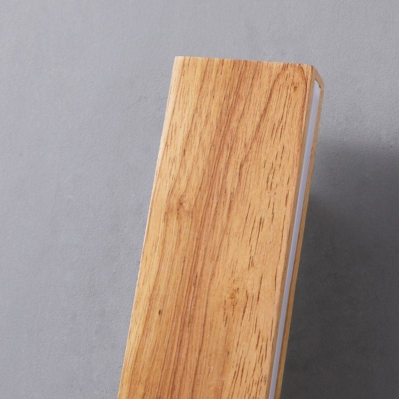 Applique murale moderne en bois pour entrée, couloir, chevet, style nordique