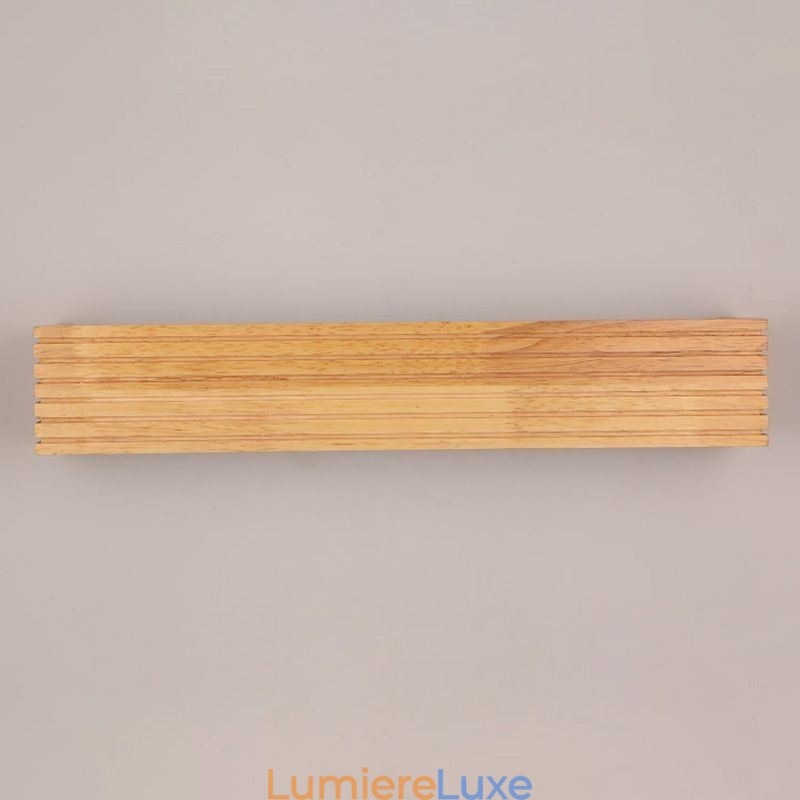 Appliques murales en bois de style japonais pour salle de bain et maison