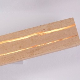 Applique murale moderne en bois pour entrée, couloir, chevet, style nordique