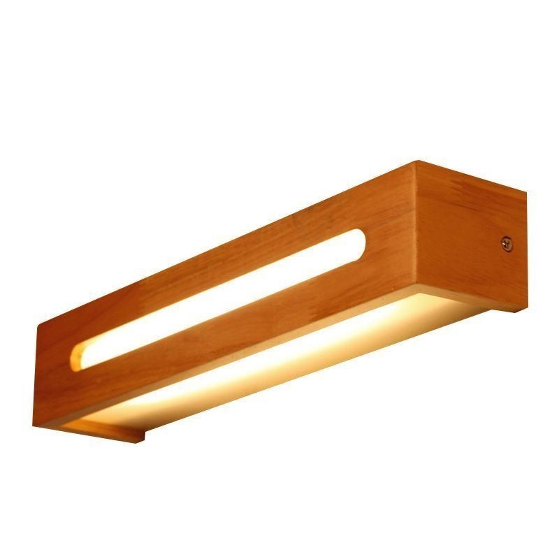 Applique murale moderne en bois pour entrée, couloir, chevet, style nordique