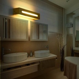 Applique murale moderne en bois pour entrée, couloir, chevet, style nordique