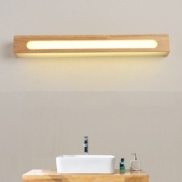 Applique murale moderne en bois pour entrée, couloir, chevet, style nordique