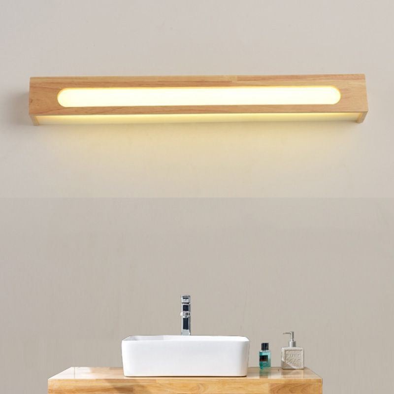Applique murale moderne en bois pour entrée, couloir, chevet, style nordique