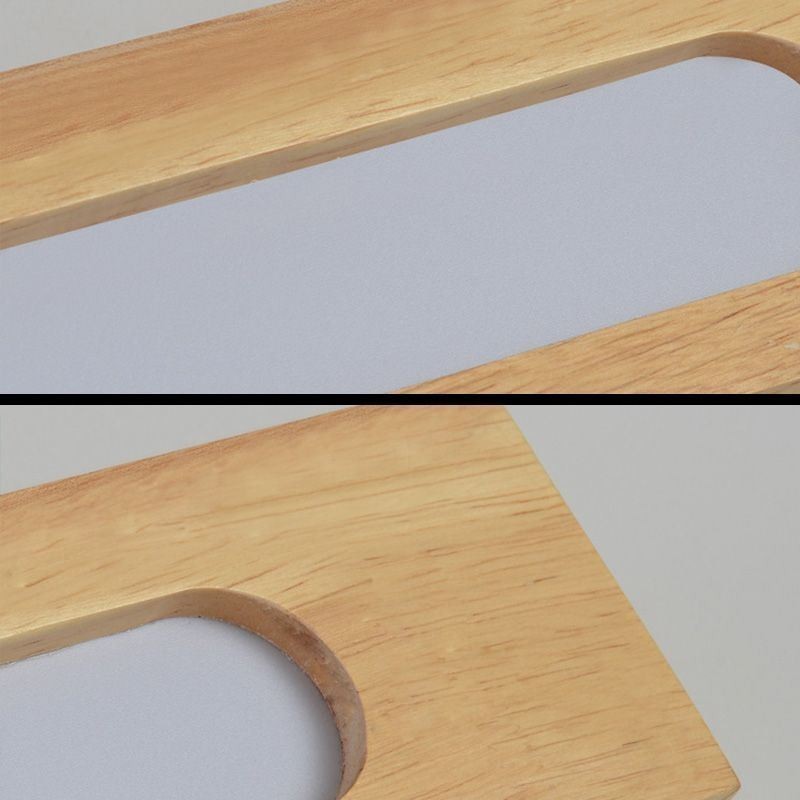 Applique murale moderne en bois pour entrée, couloir, chevet, style nordique