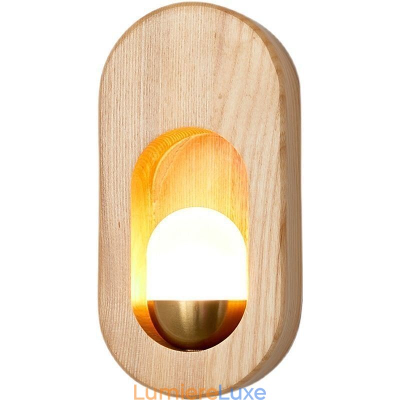Applique murale décorative japonaise en bois pour entrée et allée