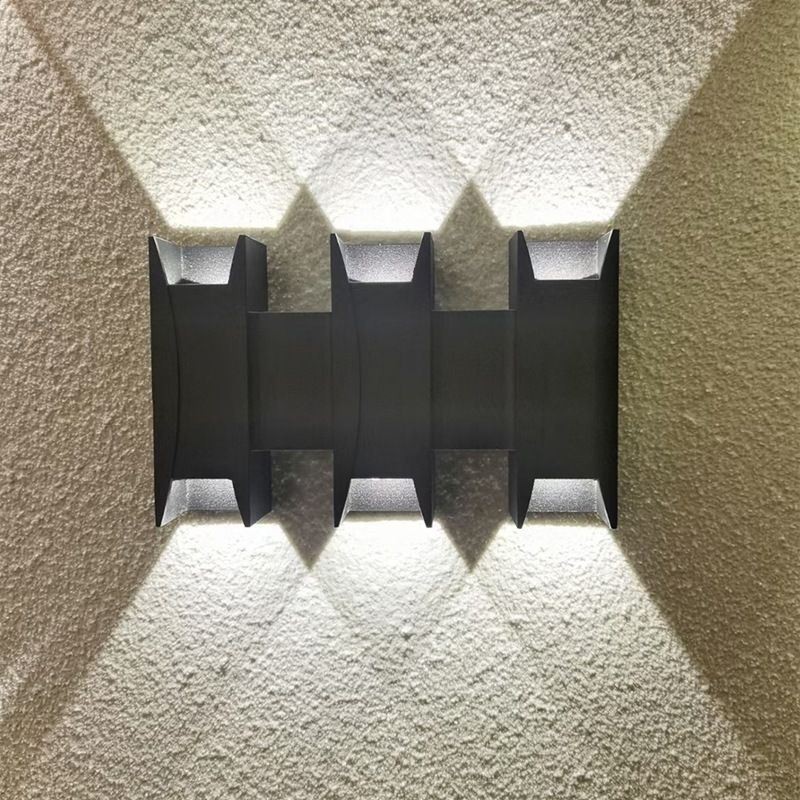 Applique murale étanche moderne en aluminium pour jardin et porche
