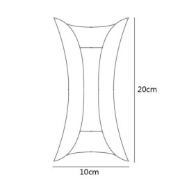 Applique murale moderne étanche pour cour, balcon, couloir