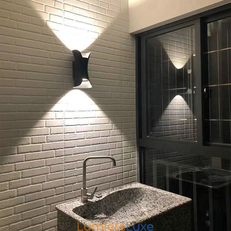 Applique murale moderne étanche pour cour, balcon, couloir