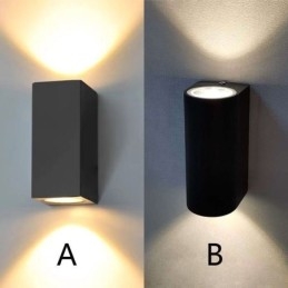 Applique murale moderne et simple en aluminium pour intérieur