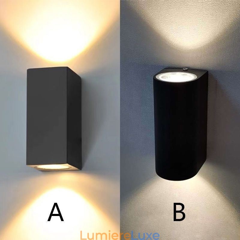 Applique murale moderne et simple en aluminium pour intérieur