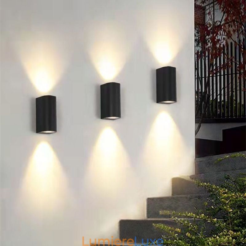 Applique murale moderne et simple en aluminium pour intérieur