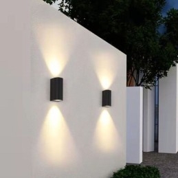 Applique murale moderne et simple en aluminium pour intérieur