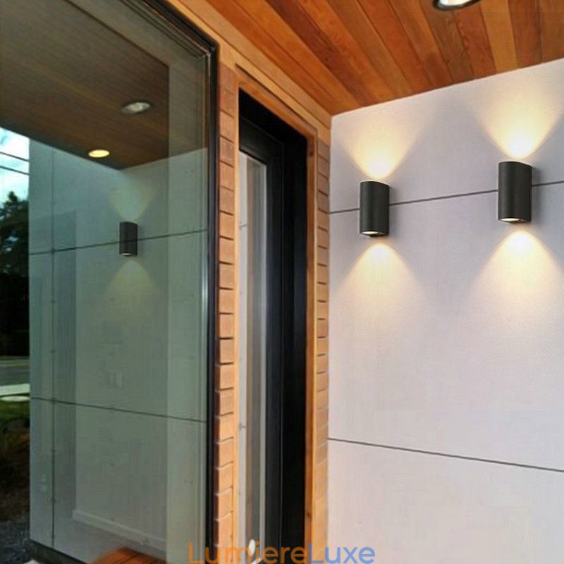 Applique murale moderne et simple en aluminium pour intérieur