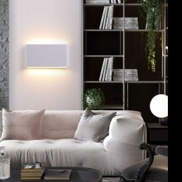 Applique murale d'intérieur moderne et simple en aluminium, imperméable et artistique