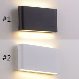 Applique murale d'intérieur moderne et simple en aluminium, imperméable et artistique