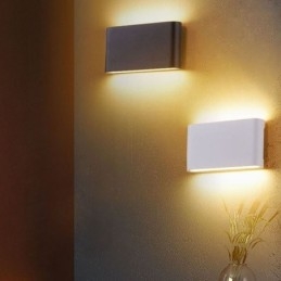 Applique murale d'intérieur moderne et simple en aluminium, imperméable et artistique