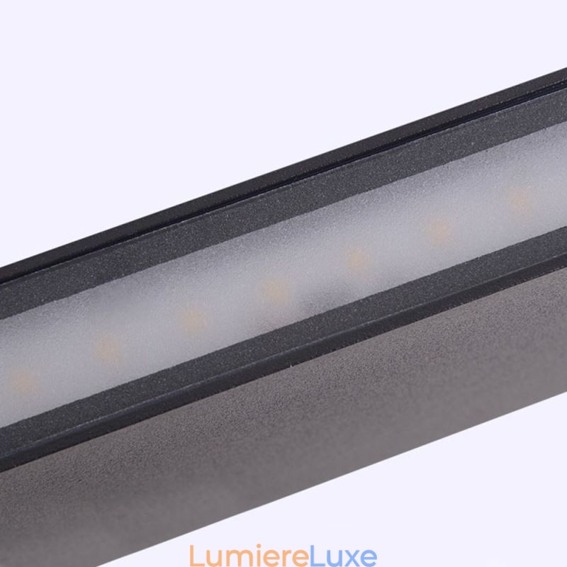 Applique murale d'intérieur moderne et simple en aluminium, imperméable et artistique