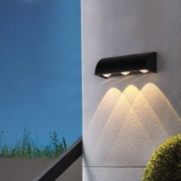 Applique murale étanche en aluminium pour escaliers