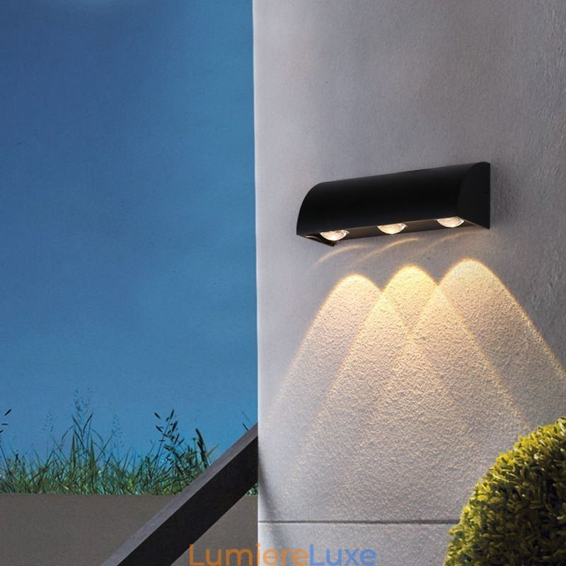 Applique murale étanche en aluminium pour escaliers