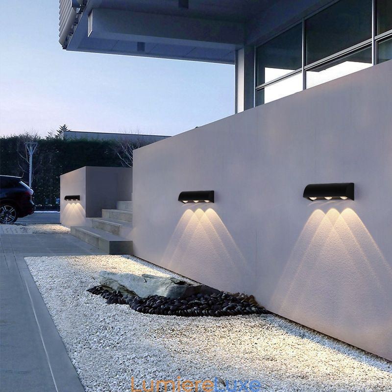 Applique murale étanche en aluminium pour escaliers