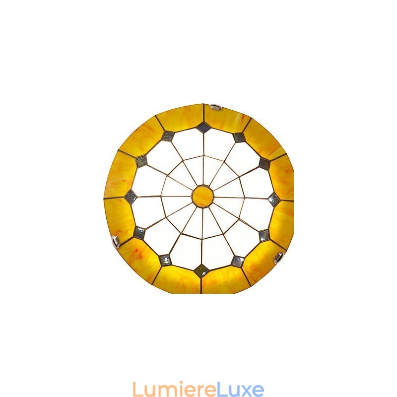 Plafonnier de la lampe romantique méditerranéenne Diamètre 40 cm