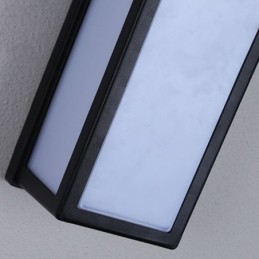 Applique murale rectangulaire moderne et étanche pour porche de villa