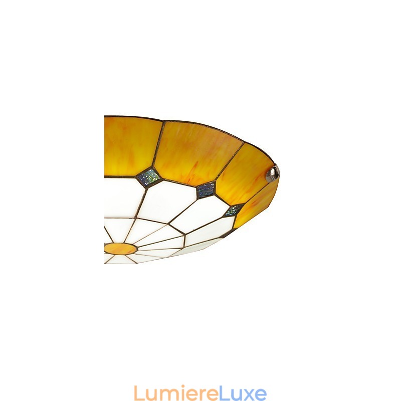 Plafonnier de la lampe romantique méditerranéenne Diamètre 40 cm