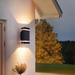 Appliques murales simples en aluminium, lampe murale étanche pour cour, porche