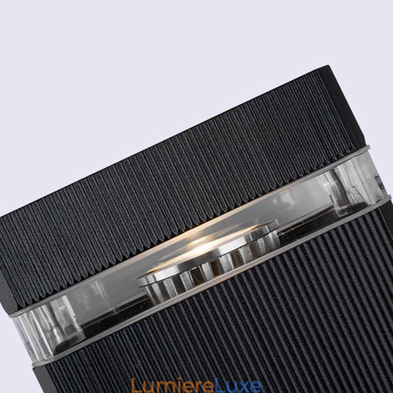 Appliques murales simples en aluminium, lampe murale étanche pour cour, porche