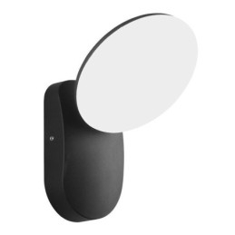 Applique murale de jardin moderne et minimaliste en aluminium, imperméable, en forme de croissant