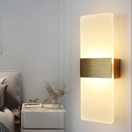 Appliques murales minimalistes modernes pour chevet, allée, escaliers, cuisine, appartements