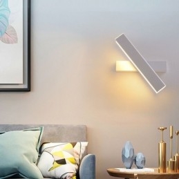 Applique murale rotative en aluminium